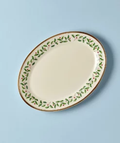 Lenox Holiday Oval Serving Platter Dinnerware