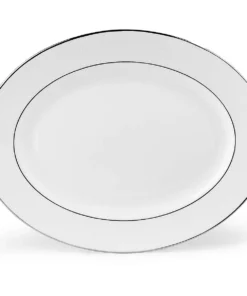 Lenox Dinnerware Hannah Platinum® 13" Oval Serving Platter