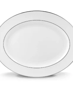 Lenox Hannah Platinum® 16" Oval Serving Platter