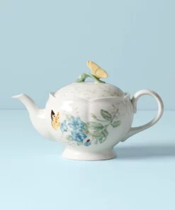Lenox Dinnerware Butterfly Meadow Teapot