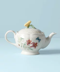 Lenox Dinnerware Butterfly Meadow Teapot