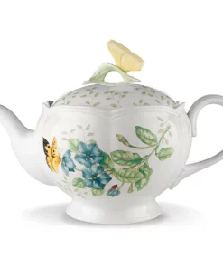 Lenox Dinnerware Butterfly Meadow Teapot