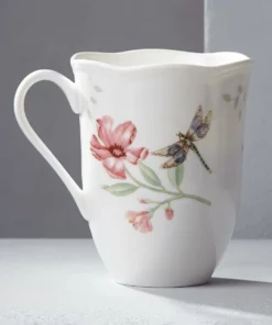 Lenox Dinnerware Butterfly Meadow Orange Sulphur Mug