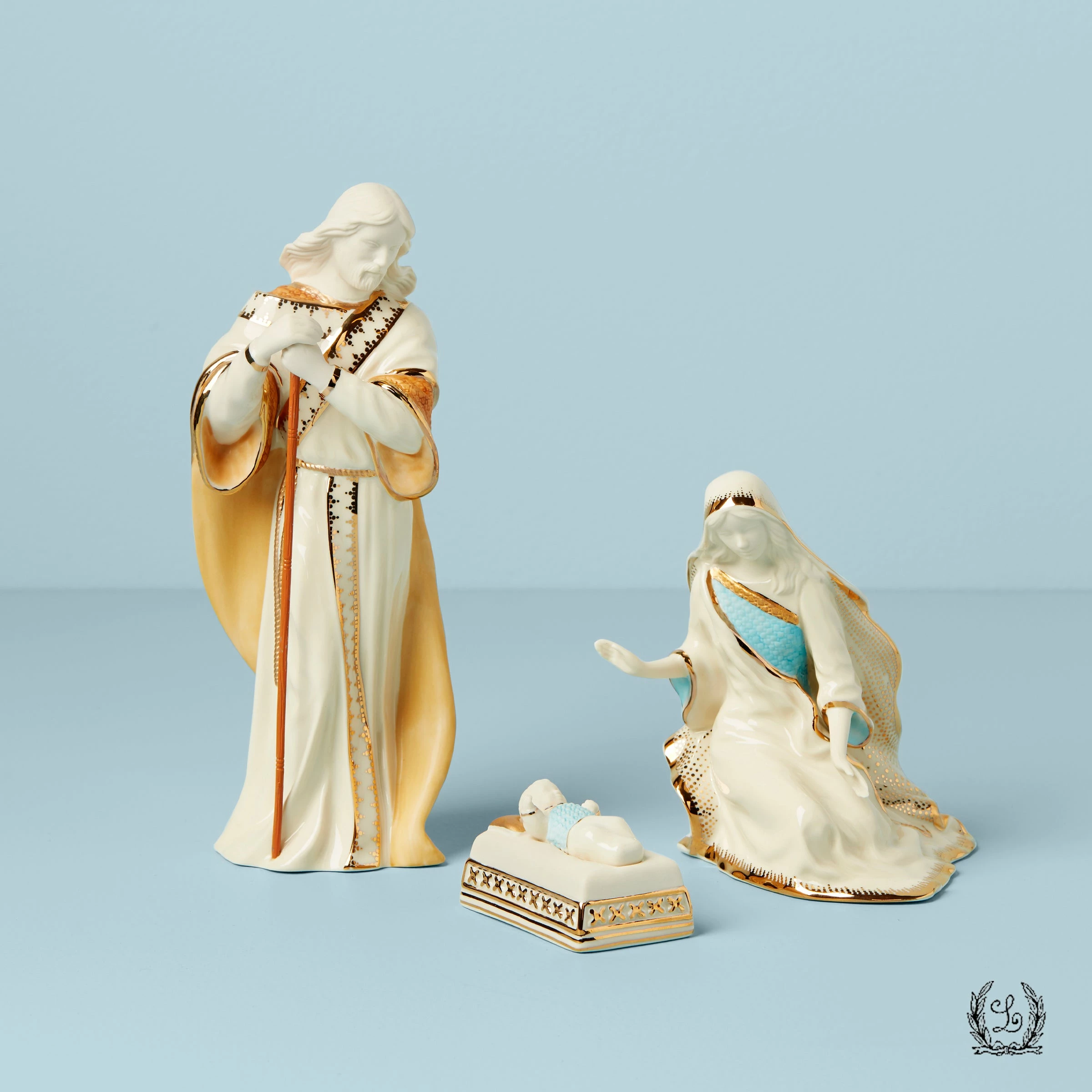 Lenox First Blessing Nativity™ 3PC Holy Family Set