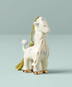 Lenox Personalized Ornaments Blue Baby's First Christmas Giraffe Ornament