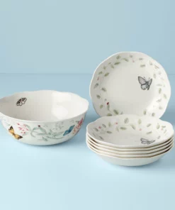 Lenox Butterfly Meadow 7-Piece Bowl Set Dinnerware