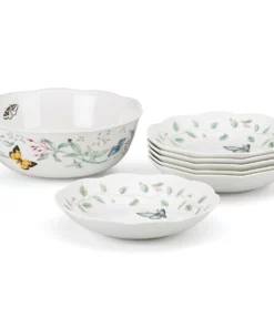 Lenox Butterfly Meadow 7-Piece Bowl Set Dinnerware