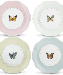 Lenox Butterfly Meadow® 4-piece Dessert Plate Set