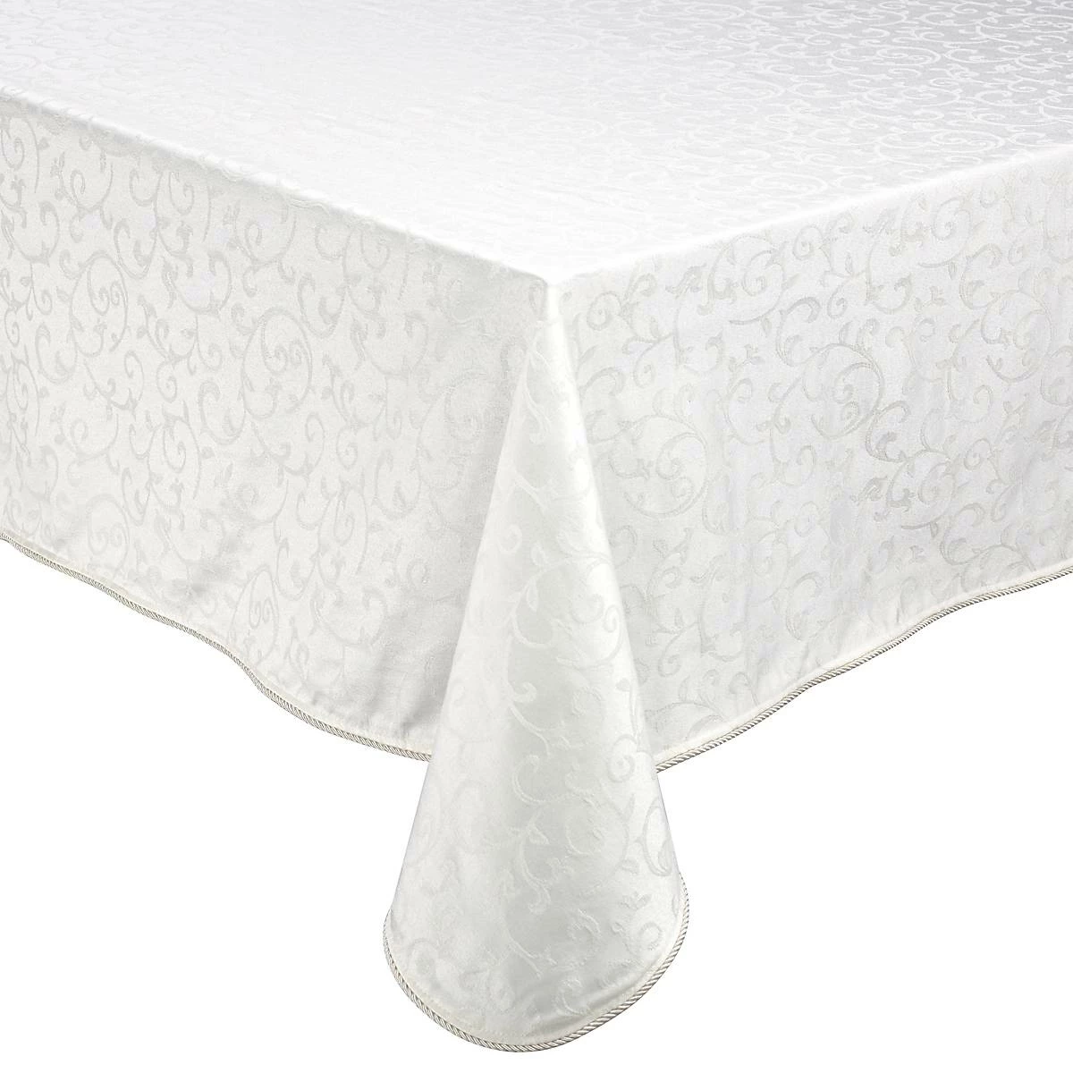 Lenox Opal Innocence 60" X 120" Tablecloth Table Linens