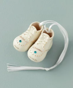 Lenox Personalized Ornaments Baby's First Steps Ornament