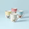 Lenox Butterfly Meadow 4-piece Mug Set Dinnerware