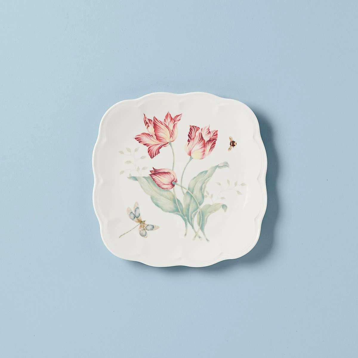 Lenox Butterfly Meadow® Square Accent Plate Dinnerware