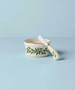 Lenox Hosting The Holidays Dip Bowl & Spreader Dinnerware