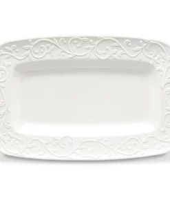 Lenox Opal Innocence Carved™ Hors D'oeuvres Tray Dinnerware