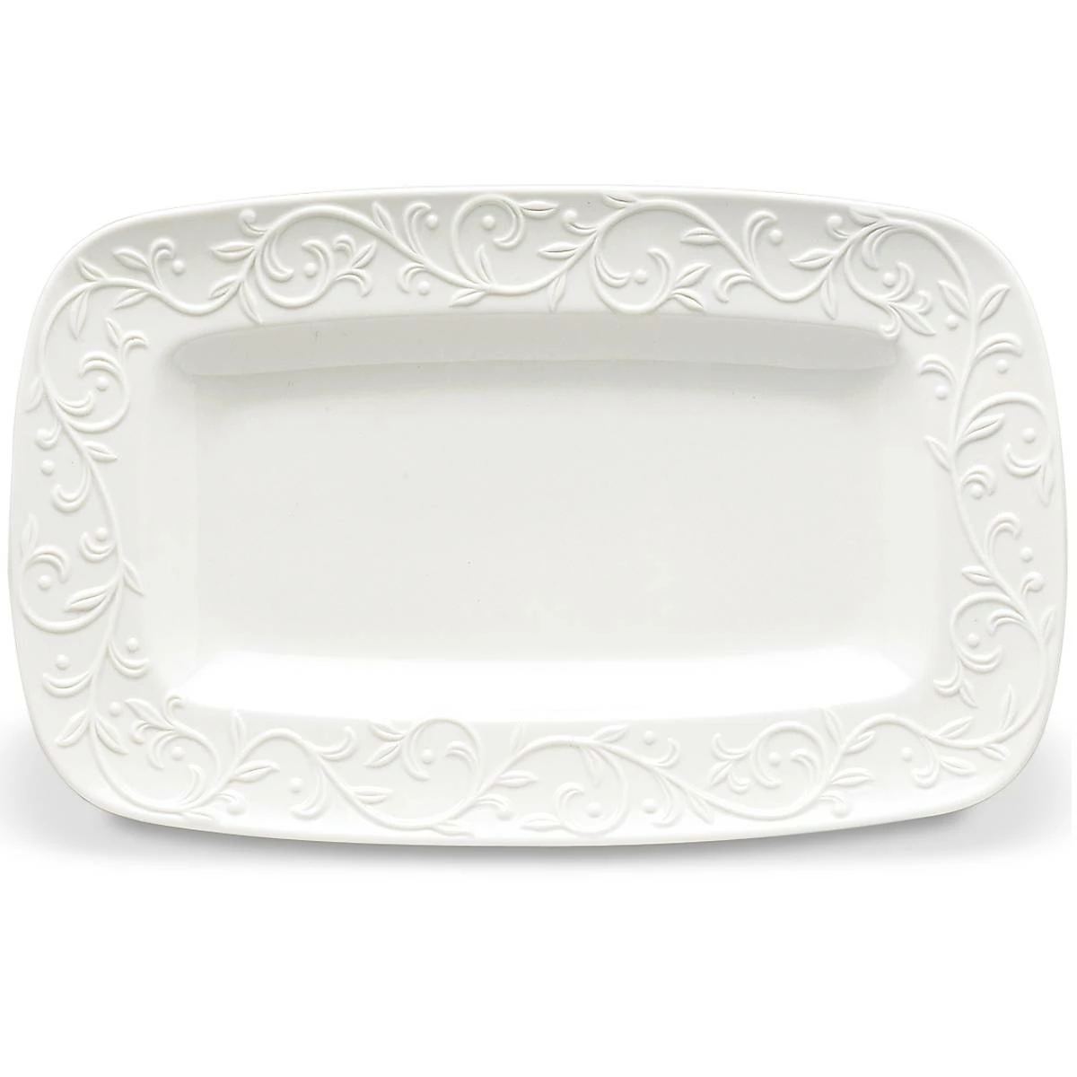 Lenox Opal Innocence Carved™ Hors D'oeuvres Tray Dinnerware