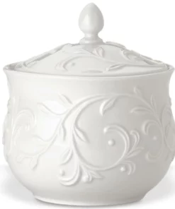 Lenox Dinnerware Opal Innocence Carved™ Sugar Bowl