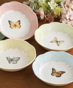 Lenox Butterfly Meadow ® 4-piece Dessert Bowl Set Dinnerware