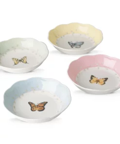 Lenox Butterfly Meadow ® 4-piece Dessert Bowl Set Dinnerware