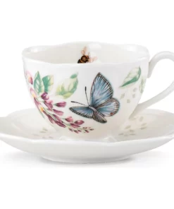 Lenox Butterfly Meadow Blue Cup And Saucer