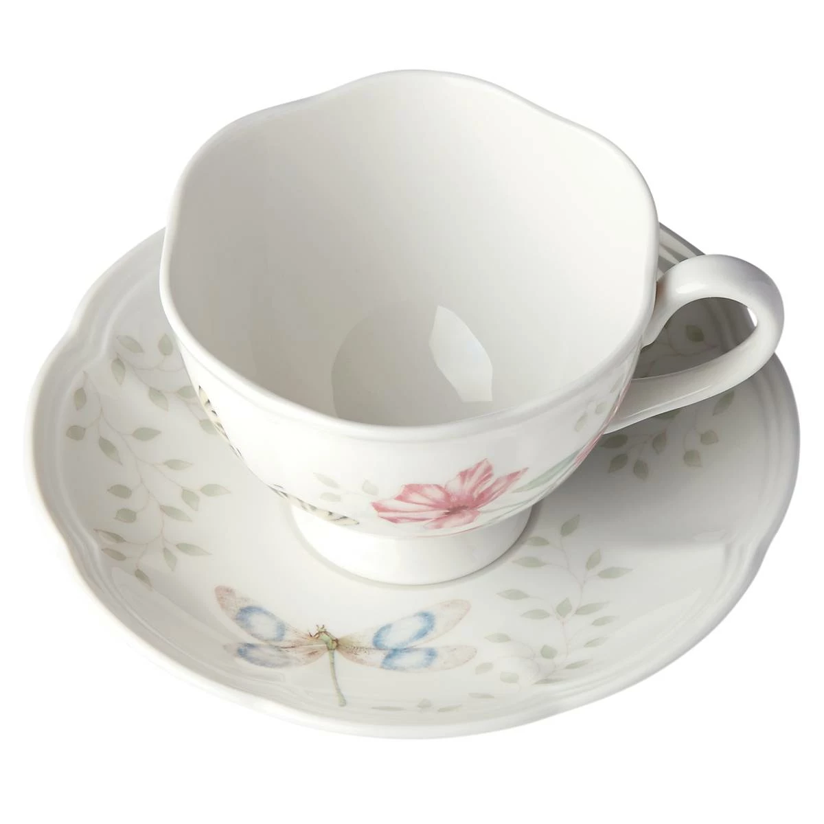 Lenox Butterfly Meadow Swallowtail Cup And Saucer