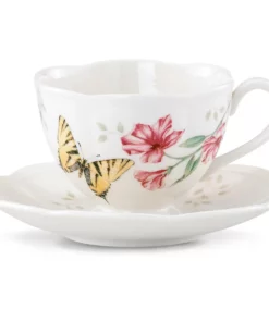 Lenox Butterfly Meadow Swallowtail Cup And Saucer