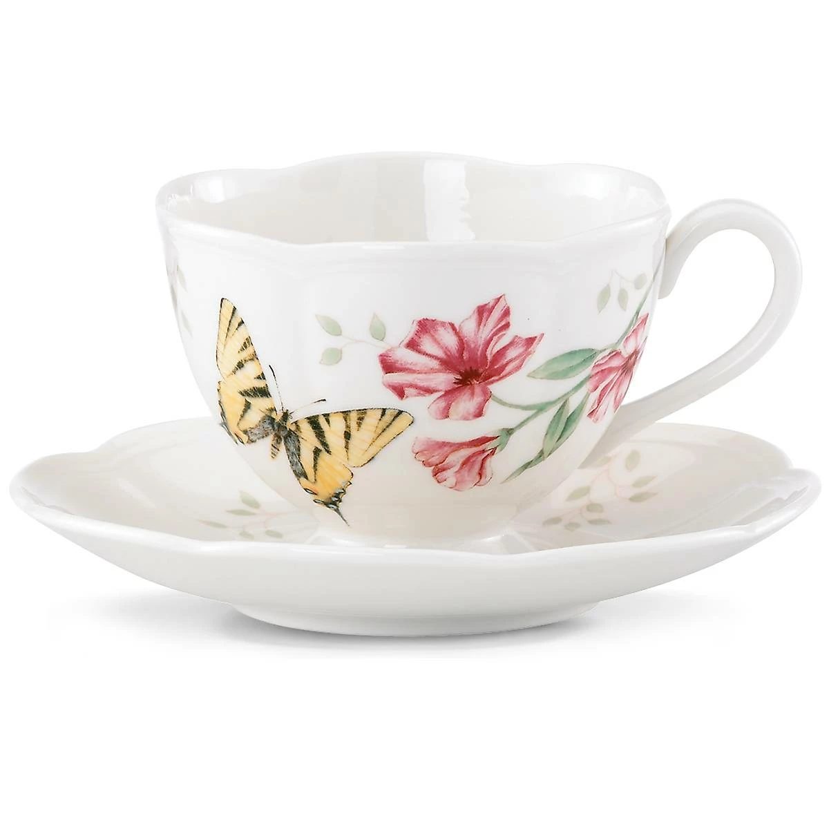 Lenox Butterfly Meadow Swallowtail Cup And Saucer