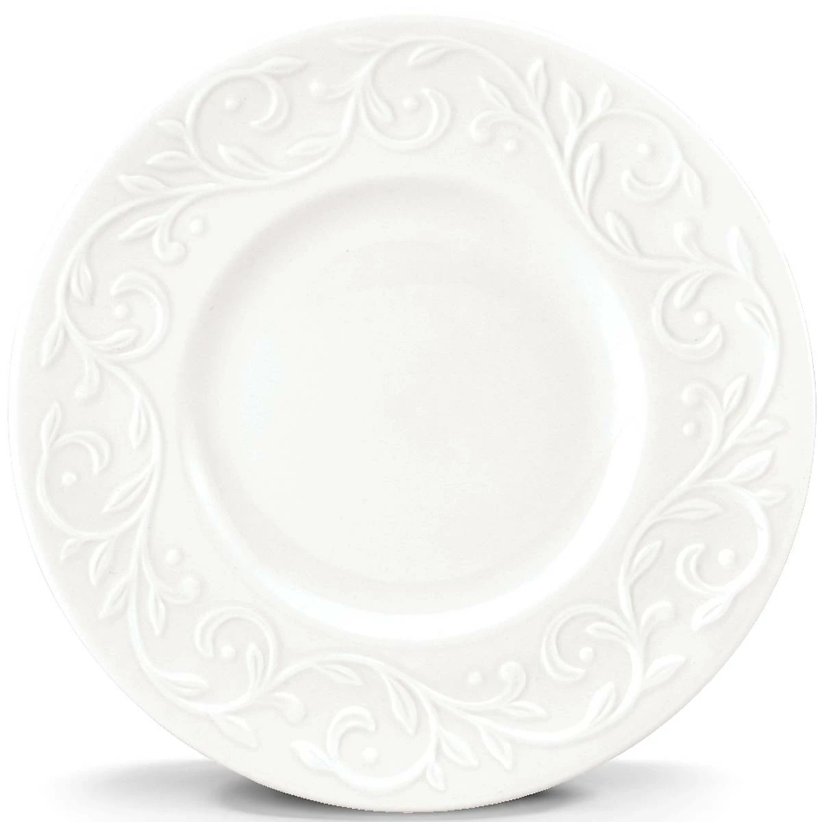 Lenox Opal Innocence Carved 4-pc 7" Dessert Plate Set