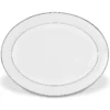 Lenox Opal Innocence Stripe™ 16" Oval Platter Dinnerware