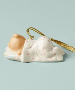 Lenox Personalized Ornaments Baby's First Cuddles & Hugs Bear Ornament