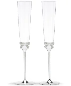 Kate Spade Grace Avenue 2-Piece Champagne Flute Set Drinkware