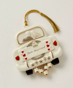 Lenox Just Married Wedding Ornament Personalized Ornaments