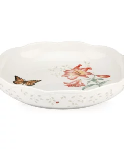 Lenox Butterfly Meadow® Low Serving Bowl Dinnerware