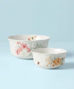 Lenox Butterfly Meadow® 2-piece Nesting Bowl Set
