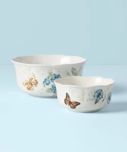 Lenox Butterfly Meadow® 2-piece Nesting Bowl Set