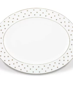 Kate Spade Dinnerware Larabee Road Platinum™ 16" OvalPlatter