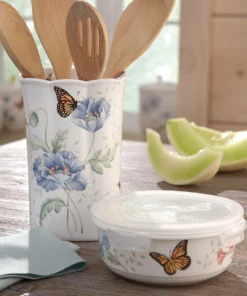 Lenox Butterfly Meadow Serve & Store Container