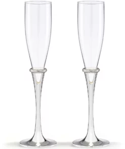 Lenox Drinkware Devotion 2-Piece Toasting Flute Set