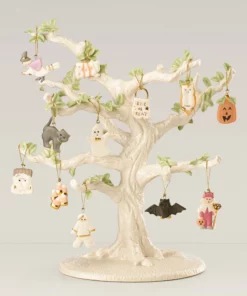 Lenox Trick Or Treat 12-Piece Ornament & Tree Set Ornament Trees
