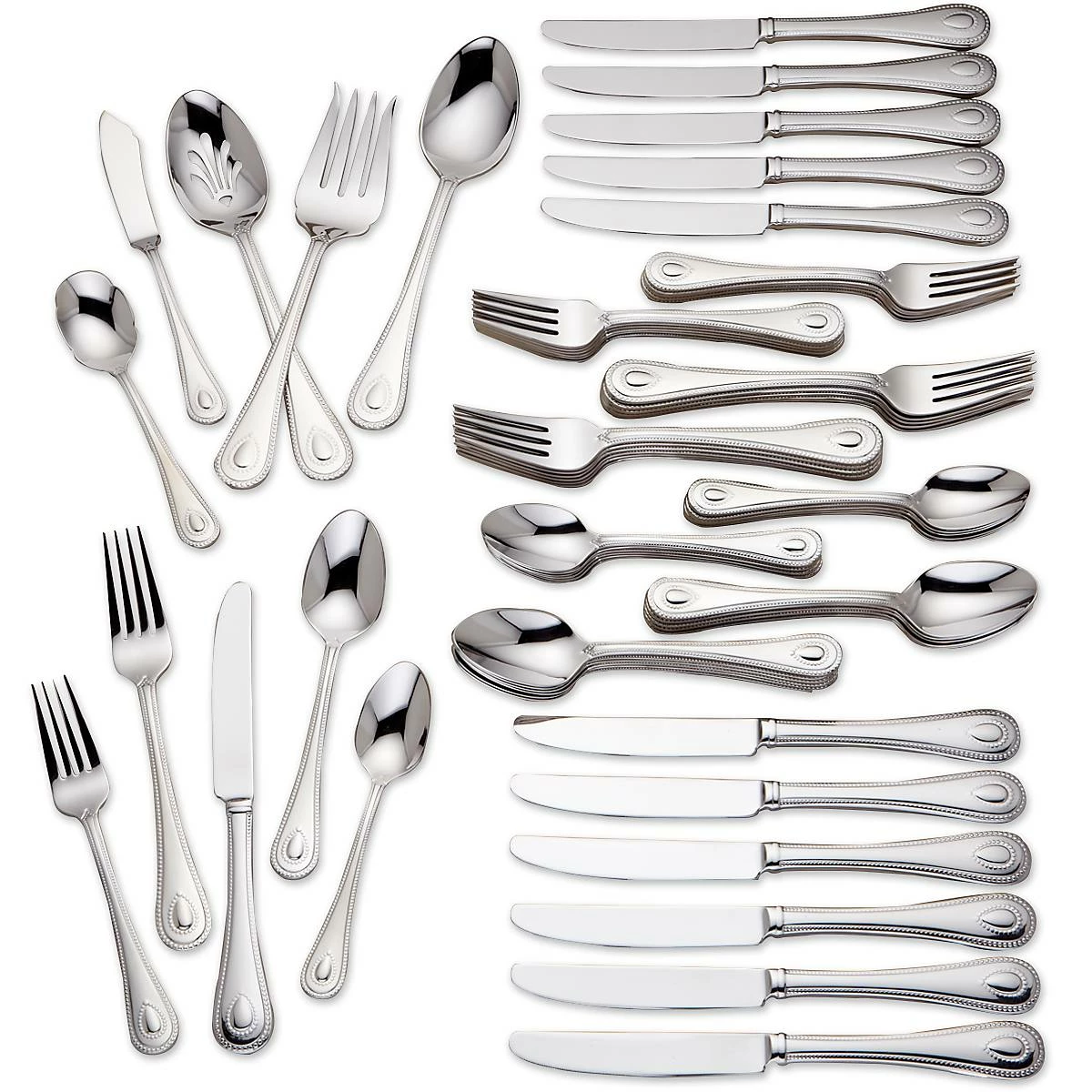 Lenox French Perle 65-Piece Flatware Set