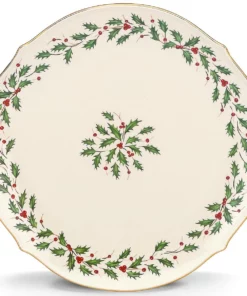 Lenox Holiday Round Serving Platter Dinnerware