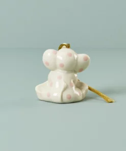 Lenox Baby's First Christmas Pink Elephant Ornament Personalized Ornaments
