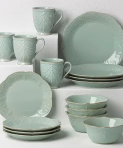 Lenox French Perle Ice Blue™ 16pc Dinnerware Set