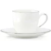 Lenox Dinnerware Hannah Platinum® Demitasse Cup And Saucer