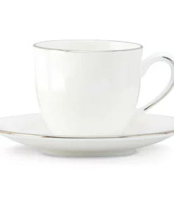 Lenox Dinnerware Hannah Platinum® Demitasse Cup And Saucer