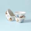 Lenox Butterfly Meadow Blue 4-Piece Dessert Bowl Set Dinnerware