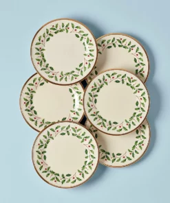 Lenox Holiday Salad Plate Set, Buy 3 Get 6 Dinnerware