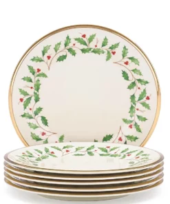 Lenox Holiday Salad Plate Set, Buy 3 Get 6 Dinnerware