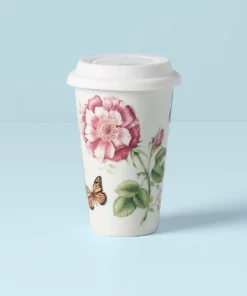 Lenox Butterfly Meadow Thermal Travel Mug Drinkware