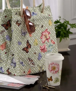 Lenox Butterfly Meadow Thermal Travel Mug Drinkware