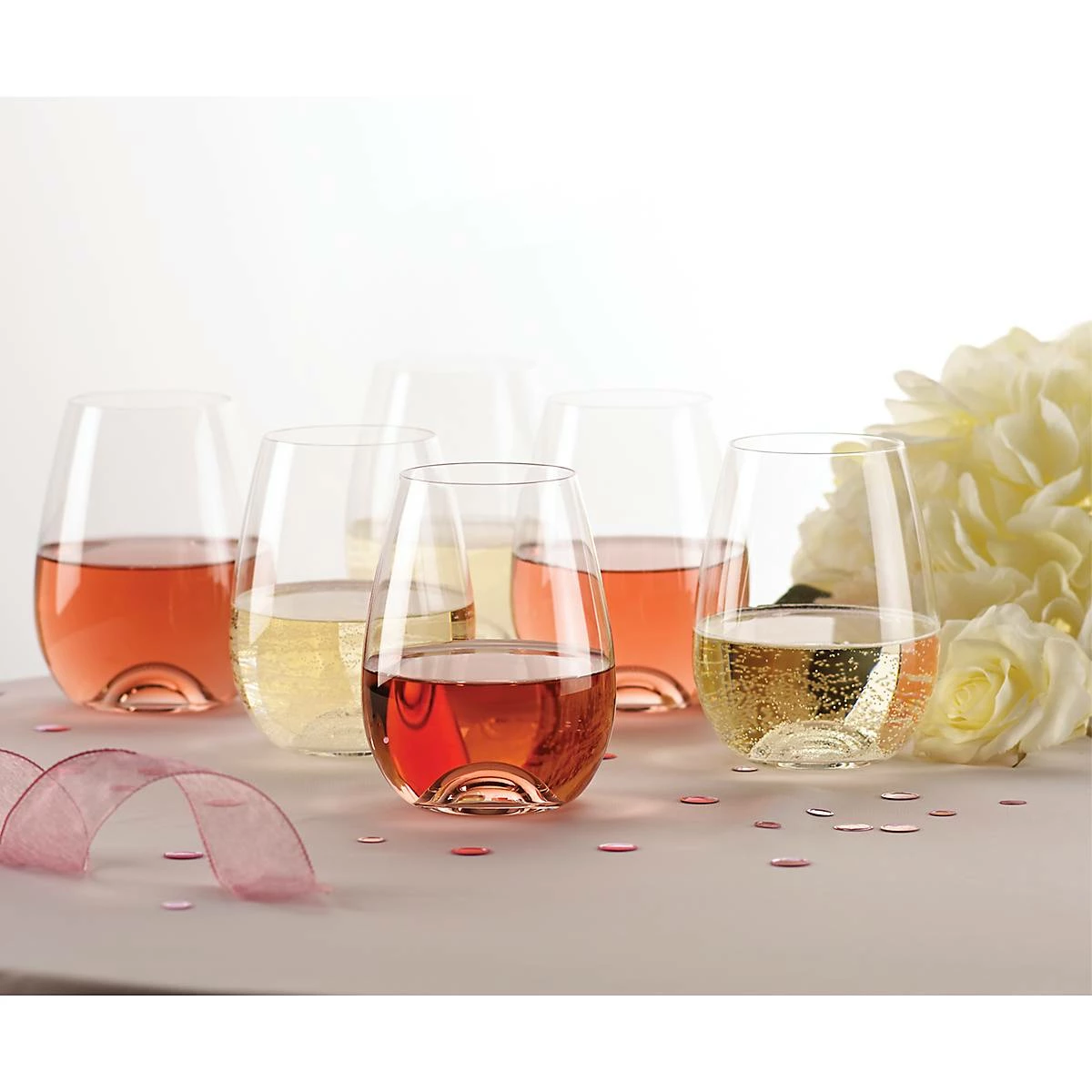 Lenox Tuscany Classics Stemless Glass Set, Buy 4 Get 6 Drinkware